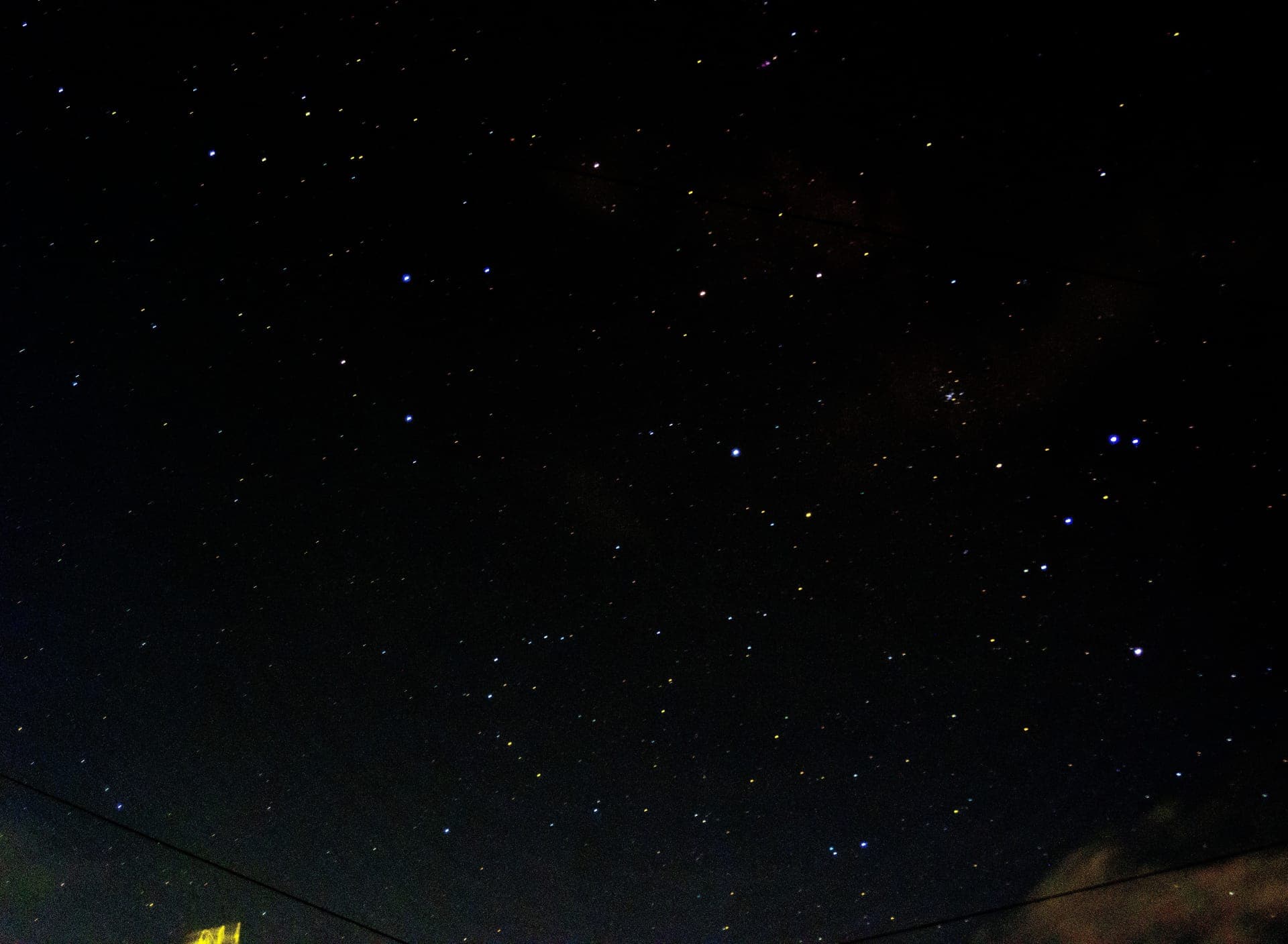 My first astrophoto - smartphone starfield